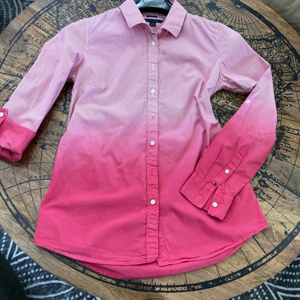 Tommy Hilfiger Pink Gradient Shirt
